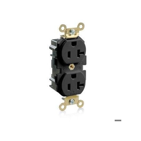 Straight Blade Receptacle, 5-20R, 20 A, 125V AC, Flush Mount, Self-Grounded MPN:M5362-E