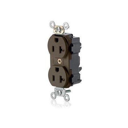 Straight Blade Receptacle, 5-20R, 20 A, 125V AC, Flush Mount, Self-Grounded MPN:M5362-S