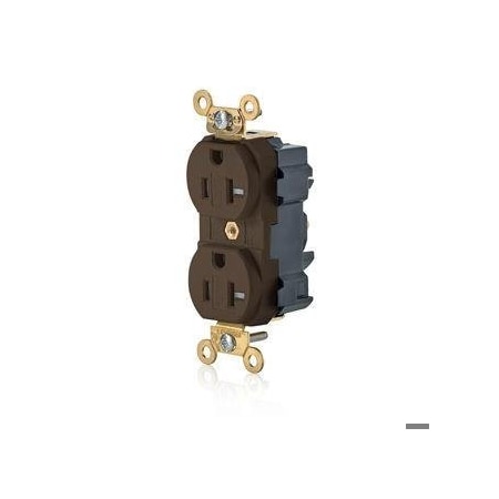 Straight Blade Receptacle, 5-20R, 20 A, 125V AC, Flush Mount, Self-Grounded MPN:M5362-SG
