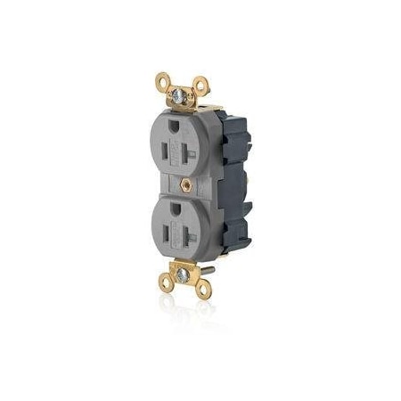 Straight Blade Receptacle, 5-20R, 20 A, 125V AC, Flush Mount, Self-Grounded MPN:M5362-SGG