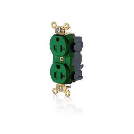 Straight Blade Receptacle, 5-20R, 20 A, 125V AC, Flush Mount, Self-Grounded MPN:M5362-SGN