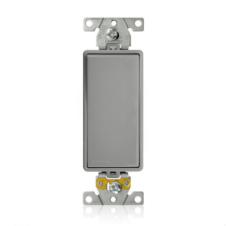 Lev-Lok Decora Plus 1P 20A Gray MPN:M5621-GY