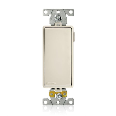 Lev-Lok Decora Plus 1P 15A Light Almond MPN:M5691-T