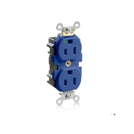 Straight Blade Receptacle, 5-15R, 15 A, 125V AC, Surface Mount, Self-Grounded MPN:M8200-HB