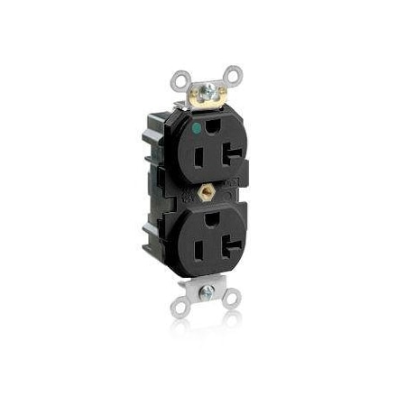 Straight Blade Receptacle, 5-20R, 20 A, 125V AC, Flush Mount, Self-Grounded MPN:M8300-HE