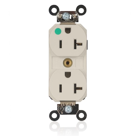 Straight Blade Receptacle, 5-20R, 20 A, 125V AC, Flush Mount, Self-Grounded MPN:M8300-ILT