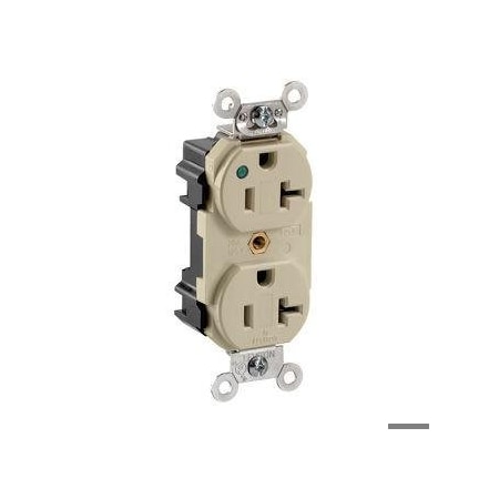 Straight Blade Receptacle, 5-20R, 20 A, 125V AC, Flush Mount, Self-Grounded MPN:M8300-PLI