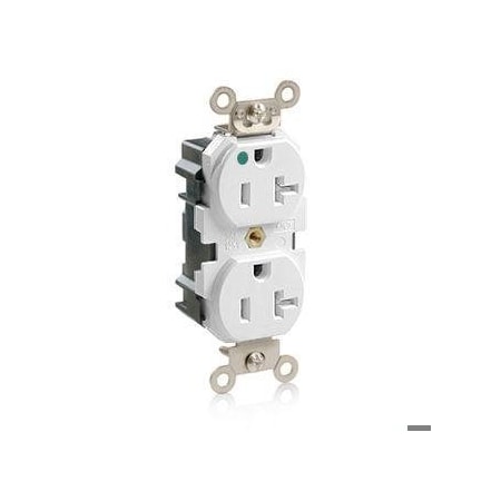 Straight Blade Receptacle, 5-20R, 20 A, 125V AC, Surface Mount, Self-Grounded MPN:M8300-SGW