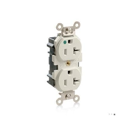 Straight Blade Receptacle, 5-20R, 20 A, 125V AC, Flush Mount, Self-Grounded MPN:M8300-T
