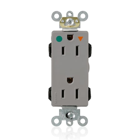 Straight Blade Receptacle, 5-15R, 15 A, 125V AC, Isolated Ground MPN:MD820-IGG