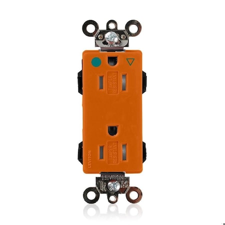 Straight Blade Receptacle, 5-15R, 15 A, 125V AC, Isolated Ground MPN:MDT82-IG