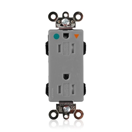 Straight Blade Receptacle, 5-15R, 15 A, 125V AC, Isolated Ground MPN:MDT82-IGG