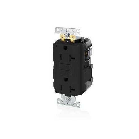 Lev-Lok GFCI 15A Ind Gr/PI Black MPN:MGFN2-E