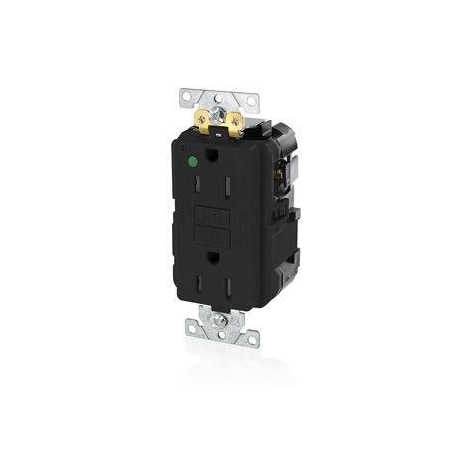 Lev-Lok GFCI 15A TR HG PI Black MPN:MGFT1-HGE