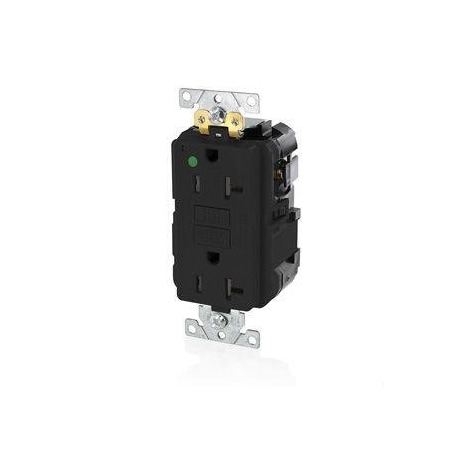 Lev-Lok GFCI 20A TR HG/PI Black MPN:MGFT2-HGE