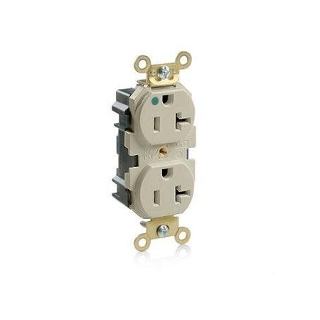 Straight Blade Receptacle, 5-20R, 20 A, 125V AC, Flush Mount, Self-Grounded MPN:MRI20-I