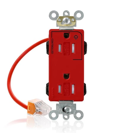 Straight Blade Receptacle, 5-15R, 15 A, 125V AC, Surface Mount, Self-Grounded MPN:MT162-1CR