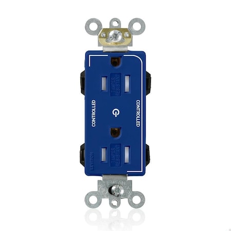 Straight Blade Receptacle, 5-15R, 15 A, 125V AC, Surface Mount, Self-Grounded MPN:MT162-2BU