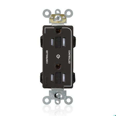 Straight Blade Receptacle, 5-15R, 15 A, 125V AC, Surface Mount, Self-Grounded MPN:MT162-2E