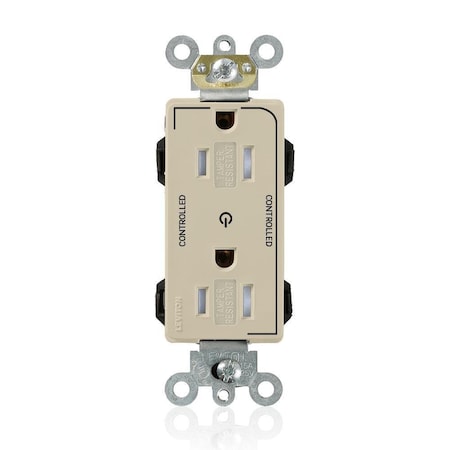Straight Blade Receptacle, 5-15R, 15 A, 125V AC, Surface Mount, Self-Grounded MPN:MT162-2I