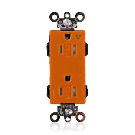 Straight Blade Receptacle, 5-15R, 15 A, 125V AC, Surface Mount, Isolated Ground MPN:MT162-IG