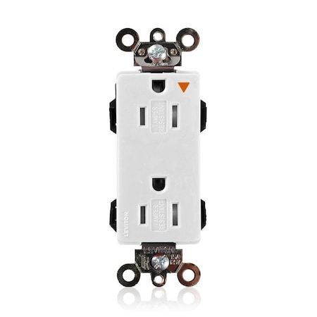 Straight Blade Receptacle, 5-15R, 15 A, 125V AC, Surface Mount, Isolated Ground MPN:MT162-IGW