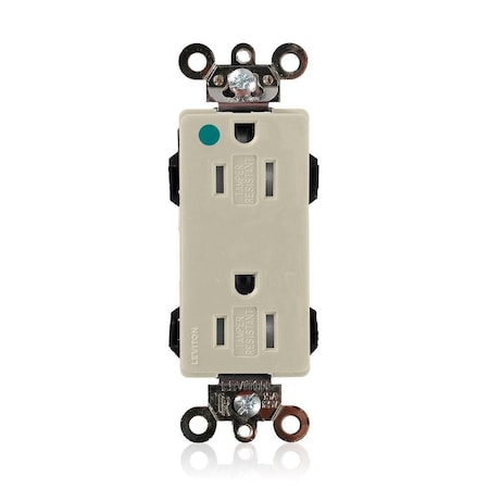 Straight Blade Receptacle, 5-15R, 15 A, 125V AC, Surface Mount, Self-Grounded MPN:MT162-ILI