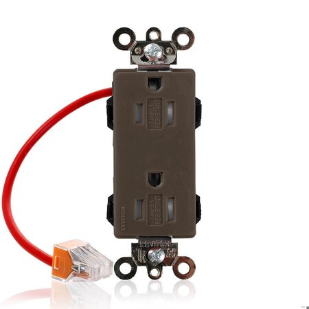 Straight Blade Receptacle, 5-15R, 15 A, 125V AC, Surface Mount, Self-Grounded MPN:MT162-SC
