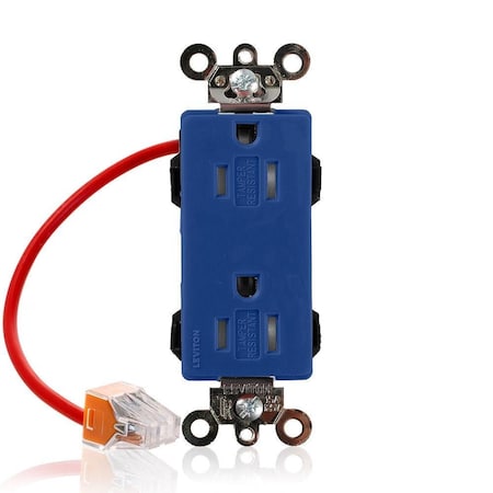 Straight Blade Receptacle, 5-15R, 15 A, 125V AC, Surface Mount, Self-Grounded MPN:MT162-SCB