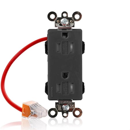 Straight Blade Receptacle, 5-15R, 15 A, 125V AC, Surface Mount, Self-Grounded MPN:MT162-SCE