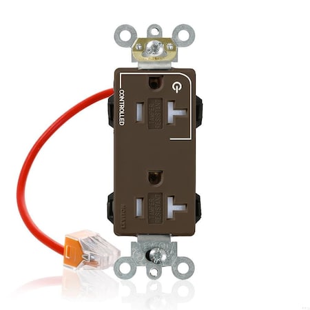 Straight Blade Receptacle, 5-20R, 20 A, 125V AC, Flush Mount, Self-Grounded MPN:MT163-1C