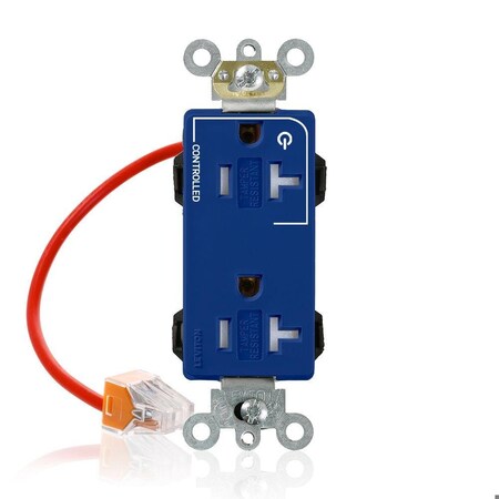 Straight Blade Receptacle, 5-20R, 20 A, 125V AC, Flush Mount, Self-Grounded MPN:MT163-1CB