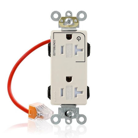 Straight Blade Receptacle, 5-20R, 20 A, 125V AC, Flush Mount, Self-Grounded MPN:MT163-1CT