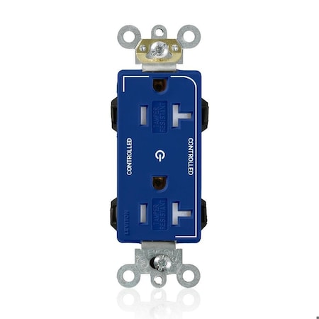 Straight Blade Receptacle, 5-20R, 20 A, 125V AC, Flush Mount, Self-Grounded MPN:MT163-2BU