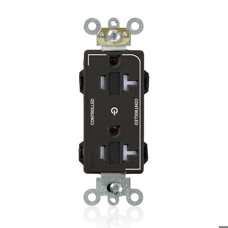 Straight Blade Receptacle, 5-20R, 20 A, 125V AC, Flush Mount, Self-Grounded MPN:MT163-2E