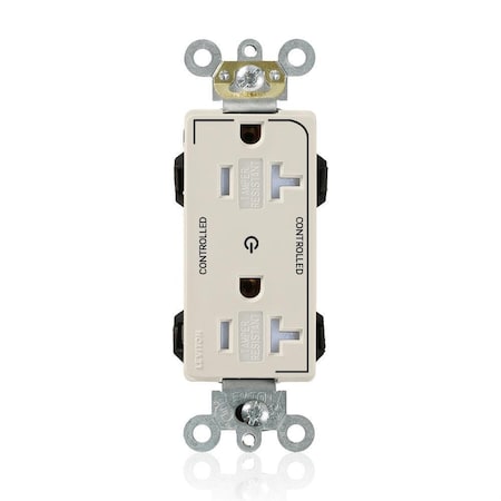 Straight Blade Receptacle, 5-20R, 20 A, 125V AC, Flush Mount, Self-Grounded MPN:MT163-2T