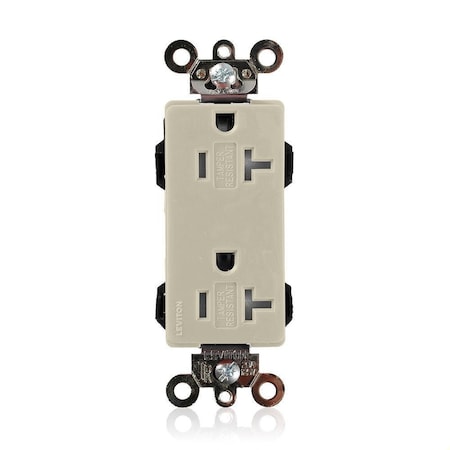 Straight Blade Receptacle, 5-20R, 20 A, 125V AC, Flush Mount, Self-Grounded MPN:MT163-I