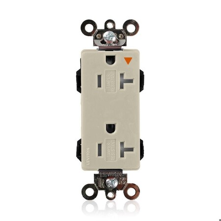 Straight Blade Receptacle, 5-20R, 20 A, 125V AC, Flush Mount, Isolated Ground MPN:MT163-IGI