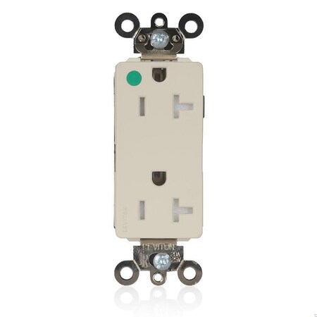 Straight Blade Receptacle, 5-20R, 20 A, 125V AC, Flush Mount, Self-Grounded MPN:MT163-ILT