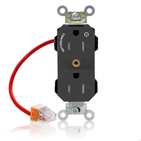 Straight Blade Receptacle, 5-15R, 15 A, 125V AC, Self-Grounded MPN:MT562-1CE