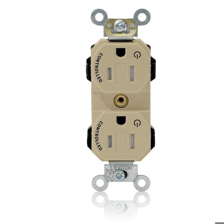 Straight Blade Receptacle, 5-15R, 15 A, 125V AC, Self-Grounded MPN:MT562-2SI