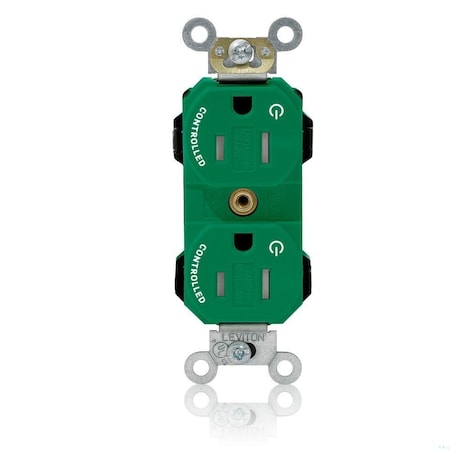 Straight Blade Receptacle, 5-15R, 15 A, 125V AC, Self-Grounded MPN:MT562-2SN