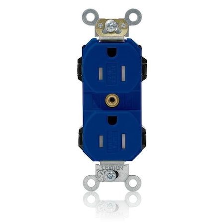 Straight Blade Receptacle, 5-15R, 15 A, 125V AC, Self-Grounded MPN:MT562-SB