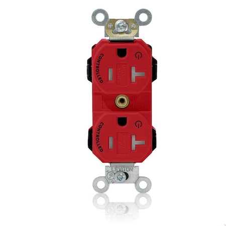 Straight Blade Receptacle, 5-20R, 20 A, 125V AC, Flush Mount, Self-Grounded MPN:MT563-2SR
