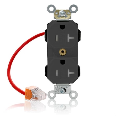 Straight Blade Receptacle, 5-20R, 20 A, 125V AC, Flush Mount, Self-Grounded MPN:MT563-SCE