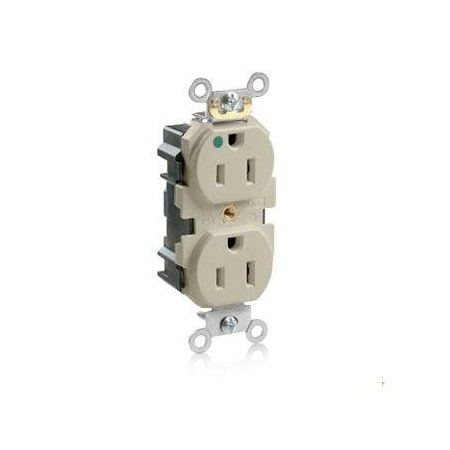 Straight Blade Receptacle, 5-15R, 15 A, 125V AC, Self-Grounded MPN:MT820-I