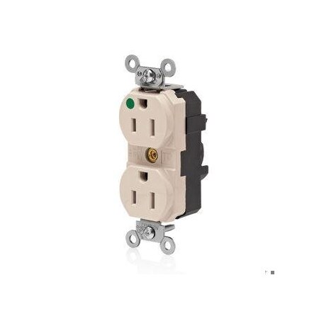 Straight Blade Receptacle, 5-15R, 15 A, 125V AC, Self-Grounded MPN:MT820-ILT