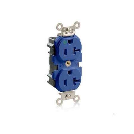 Straight Blade Receptacle, 5-20R, 20 A, 125V AC, Flush Mount, Self-Grounded MPN:MT830-B