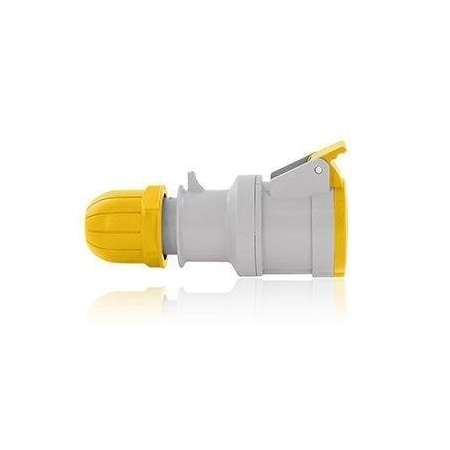 Pin & Sleeve Connector, 32 A, 100/130V AC, Single Phase, 2 Pole, IEC Grounding, NEMA Not Rated MPN:S232-C4