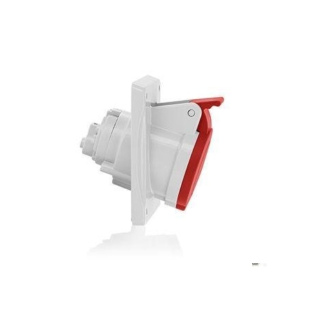 Pin & Sleeve Receptacle, 32 A, 380/415V AC, 2 Pole, Red MPN:S232-R9